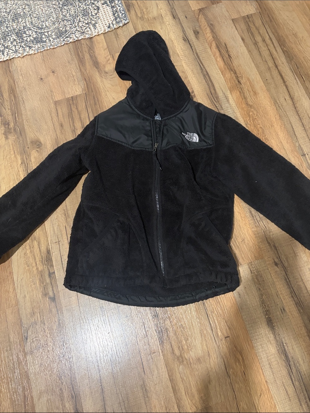The North Face Black Hooded Fleece Jacket